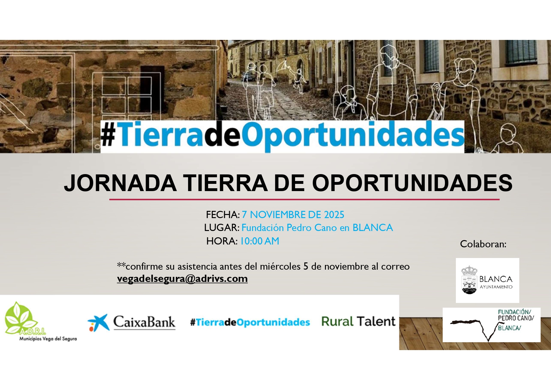 La Fundación Pedro Cano acoge la jornada “Tierra de Oportunidades” para impulsar el emprendimiento rural en la Vega del Segura.